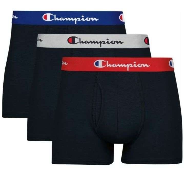Sears: Bóxer Trunk 3Pack Champion para Hombre 
