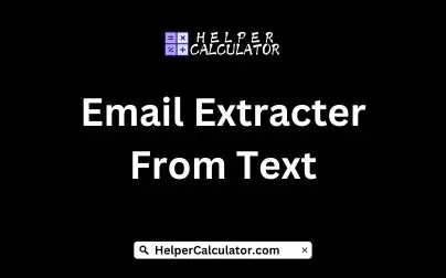 Email Extracter From Text