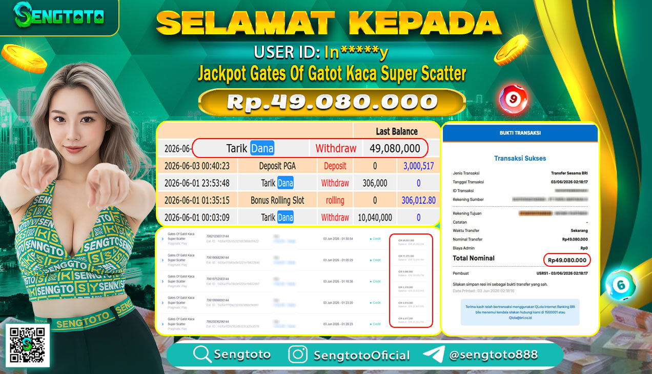 BUKTI PEMBAYARAN SLOT GATES OF GATOT KACA SUPER SCATTER