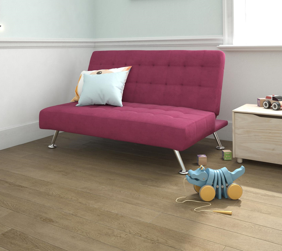 Pink Kids Sofa Futon S Lounge Furniture Decor Child Room