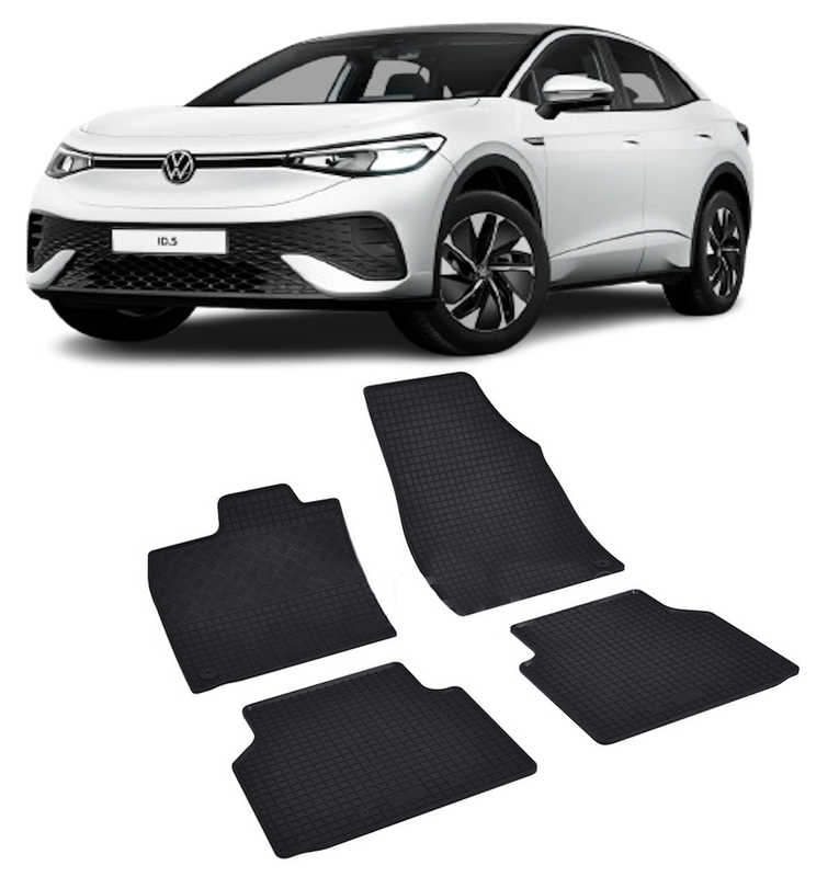 Set 4 covorase Volkswagen Id.5 2022-prezent, din cauciuc 100%, compatibile cu autoturismul Volkswagen ID.5