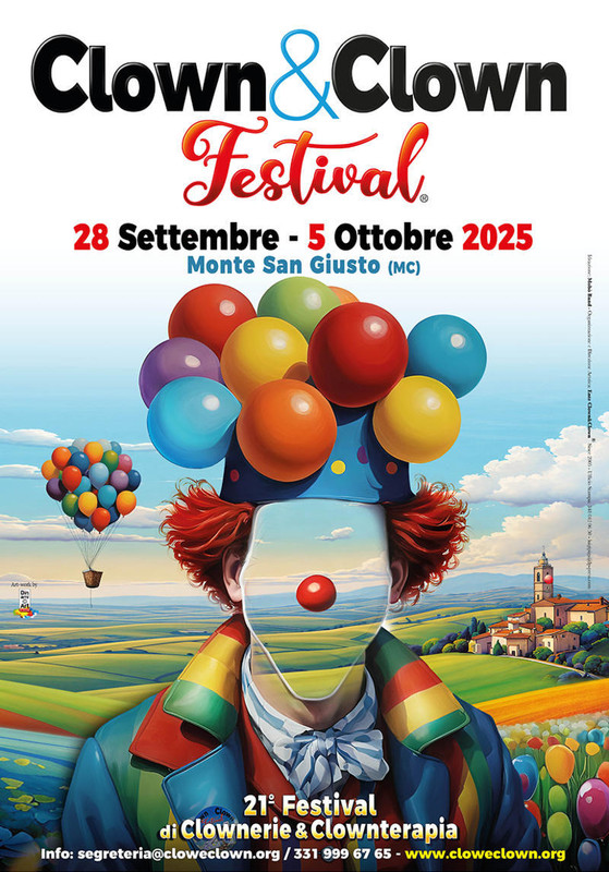 Clown&Clown Festival: quando il sorriso diventa connessione – a Monte San Giusto (MC) dal 28 settembre al 5 ottobre 2025