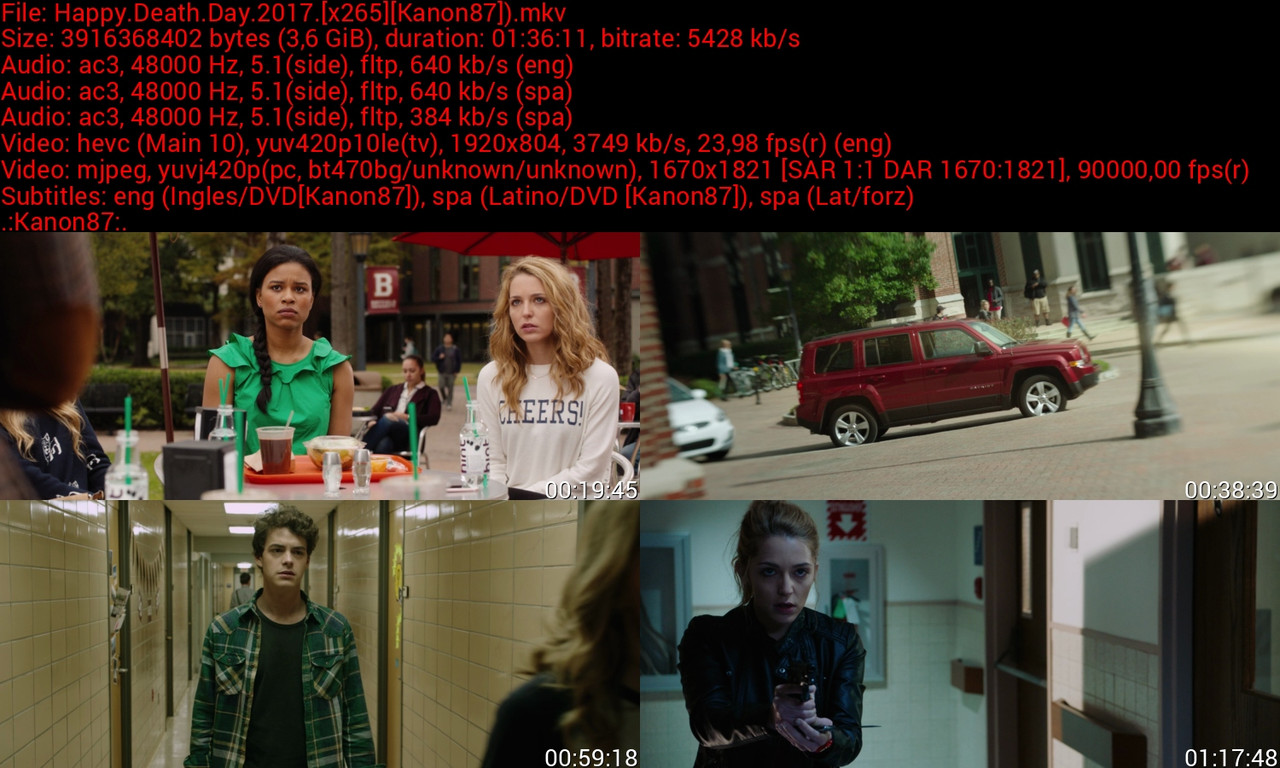 Happy Death Day|2017-2019|x265|4K+1080p+Bonus|MF HD