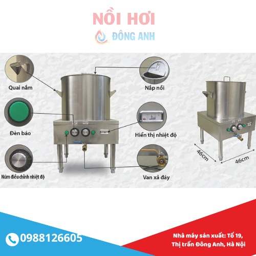 nồi nấu phở bằng điện