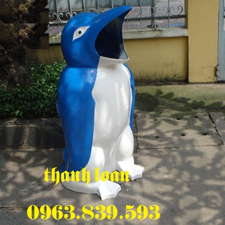Thùng rác hình thú nhựa Composite, thùng rác công viên, trường học / 0963.839.593 Ms.Loan Thung-rac-nhua-hinh-thu