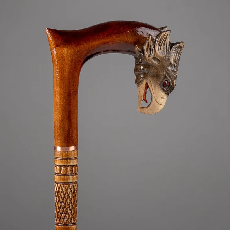 Eagle Head walking cane for men Hand carved walking stick Unique canes for women Fancy Canes
