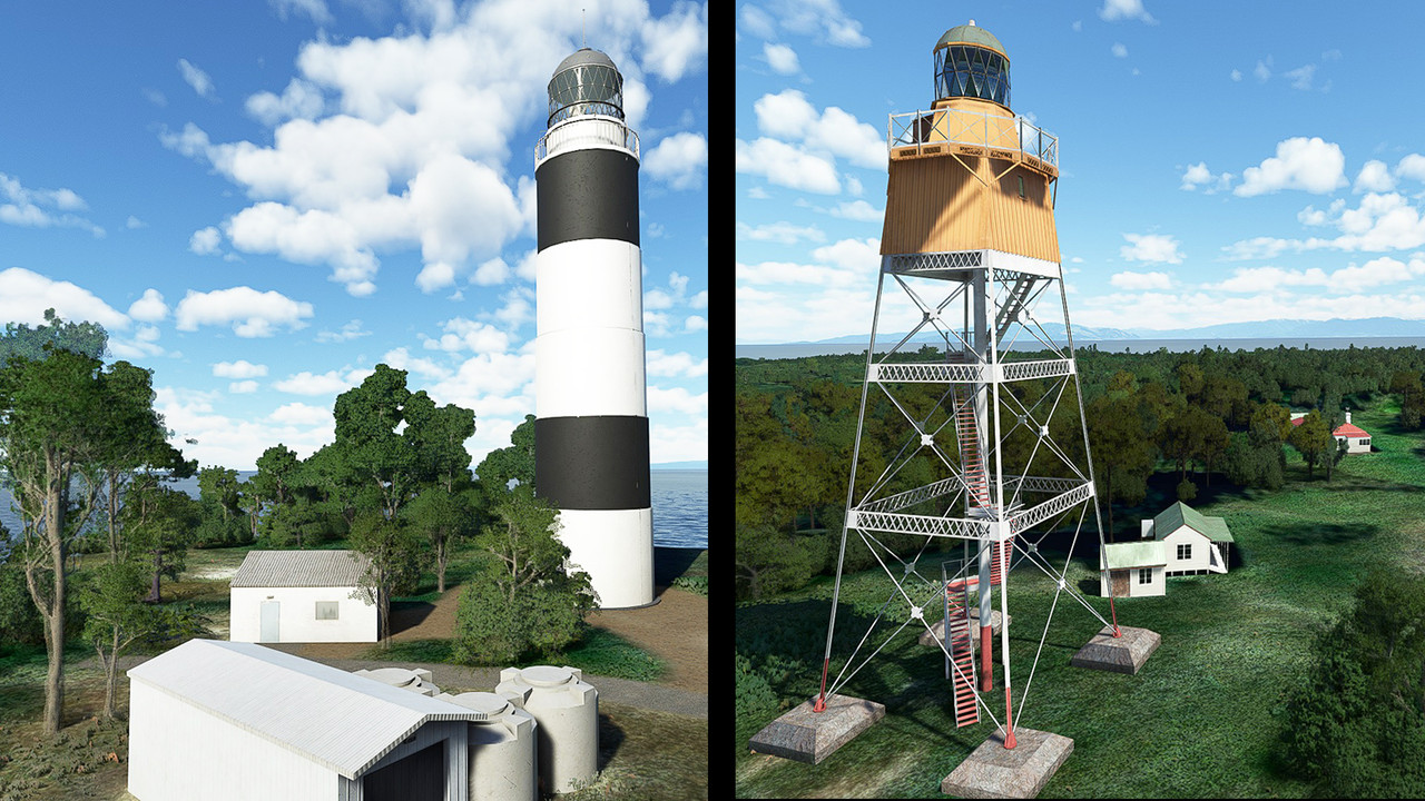 Dog-Island-and-Farewell-Spit-Lighthouses