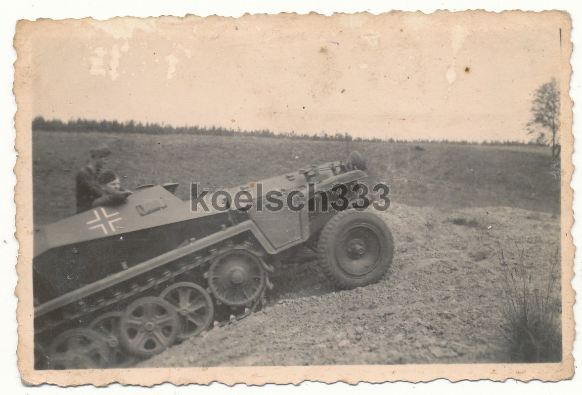 Foto Panzer Halbkette Schützenpanzer Sd.Kz. der 