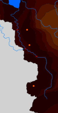 Disposition des stations dans la vallée du Dzaghig.