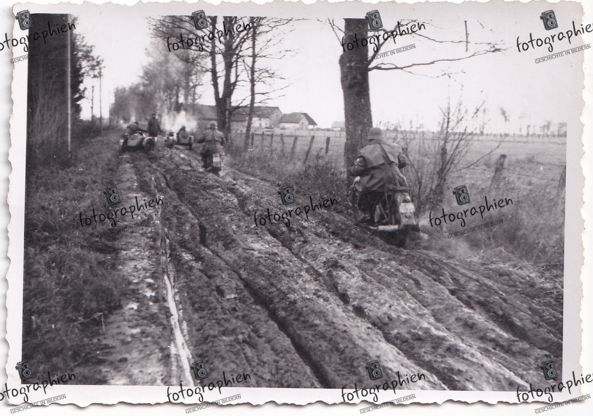 org Foto 2 Weltkrieg Ostpreußen Königsberg Motorrad Krad Ausbildung 1940