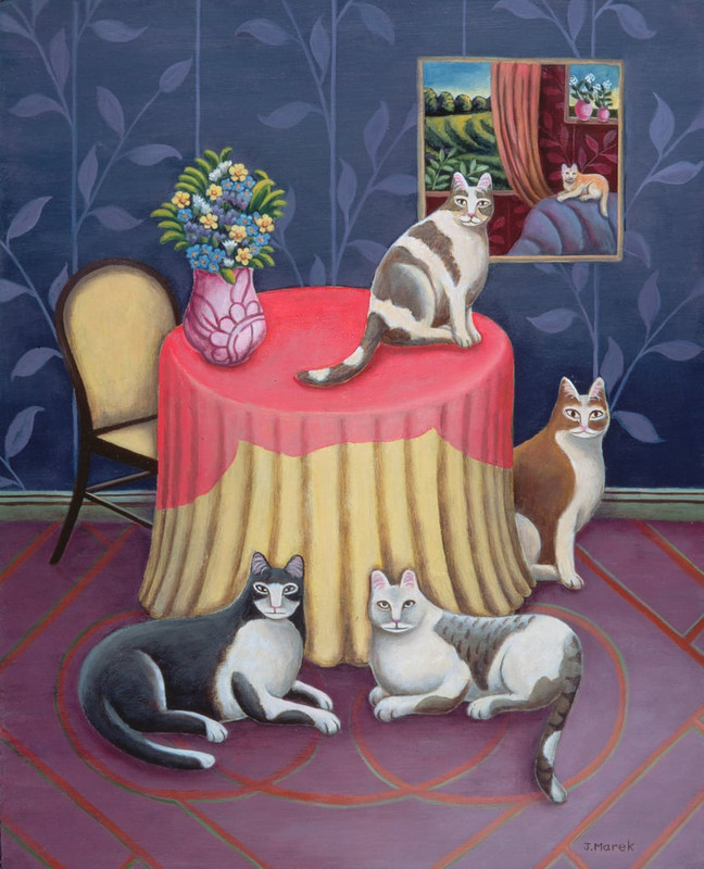 Jerzy-Marek-At-Home-Meister-Drucke-554811