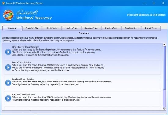 Lazesoft Windows Recovery 4.5.0.1 Server Edition (x86)