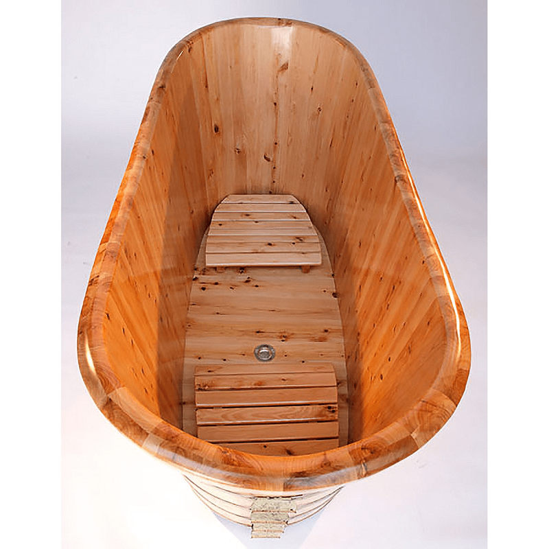 cedar soak tub