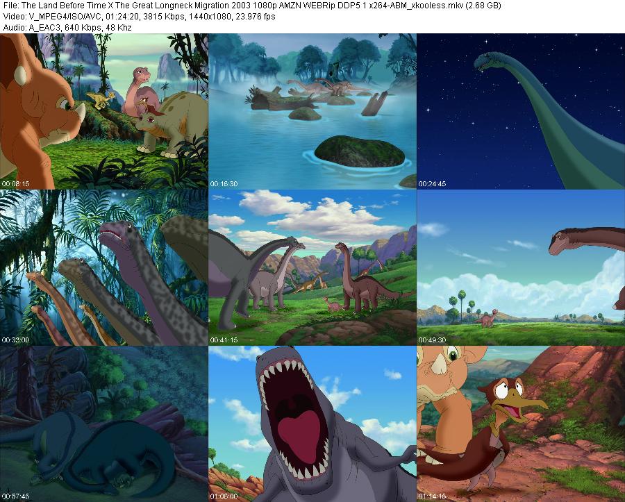 The Land Before Time X The Great Longneck Migration 2003 1080p AMZN WEBRip ...