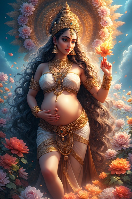 naked-goddess-parvati-pregnant-35
