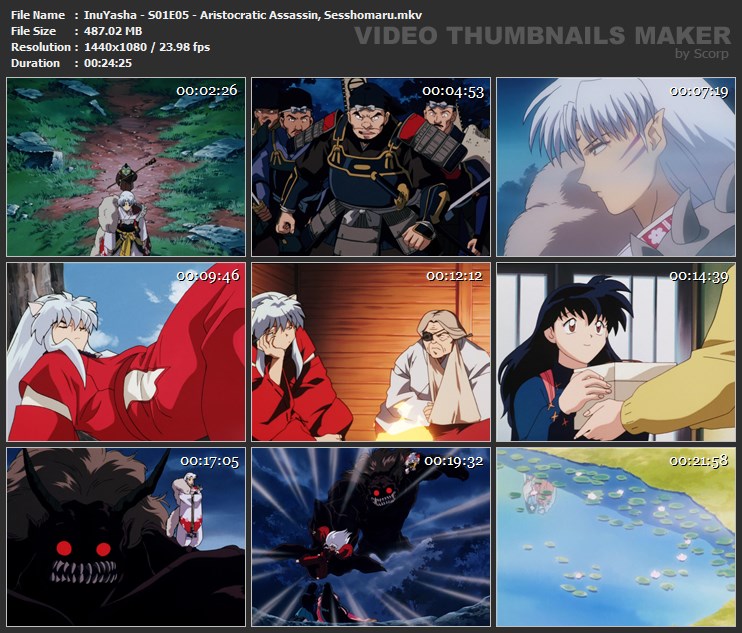 InuYasha - S01E05 - Aristocratic Assassin, Sesshomaru.mkv