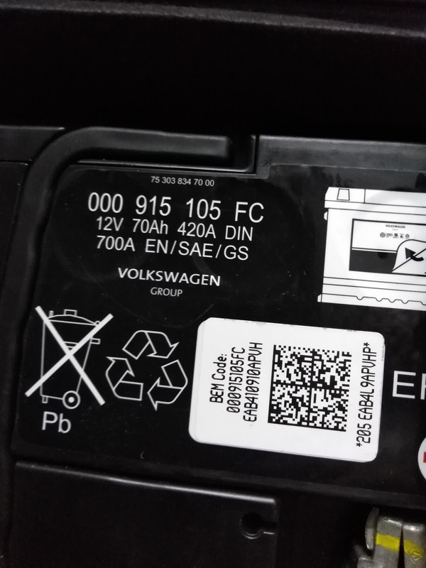 Skoda Octavia Vrs 5E dsg faults after replacing battery with oem one |  Ross-Tech Forums