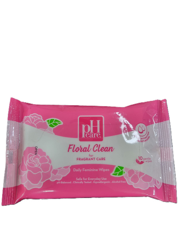 Ph Care Floral Clean Wipes