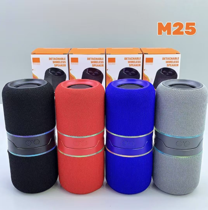 NEW M25 Outdoor Wireless DJ Two-in-one Split Speakers (10W, Bluetooth, LED)