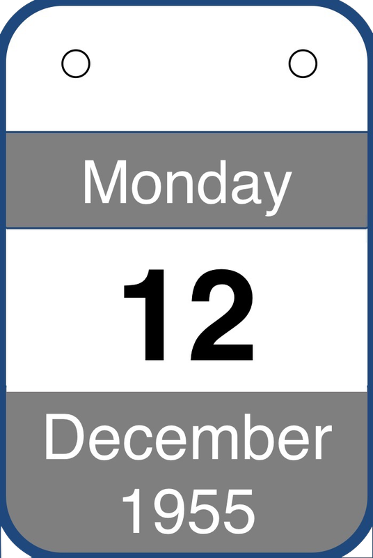 Calendar: 12 December 1955 