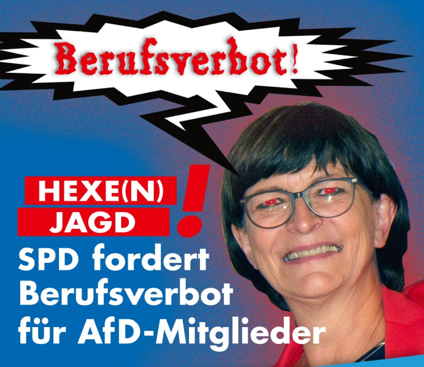 Öffentlicher Dienst: Esken will Berufsverbote für AfD-Mitglieder