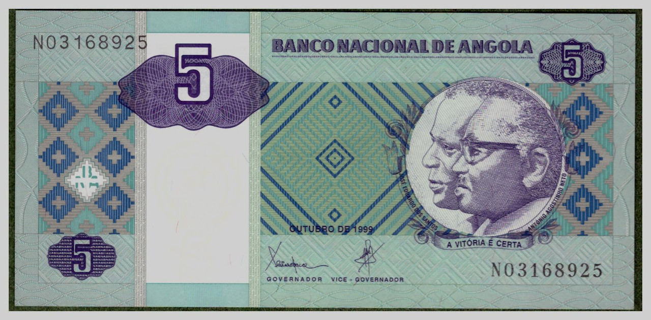 1999 5 кванза NO3168925 1 1 — Postimages