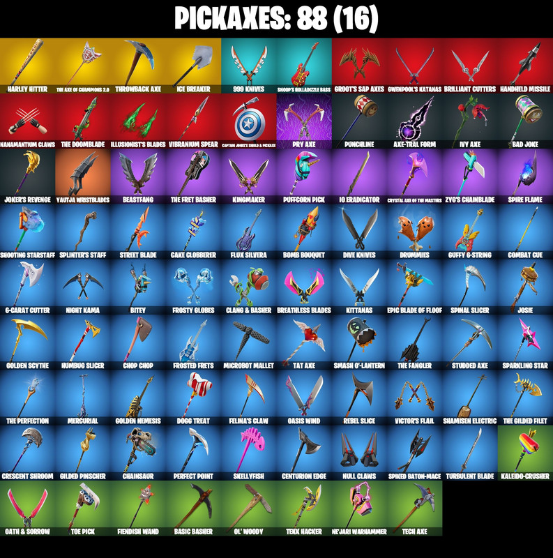 pickaxes comp