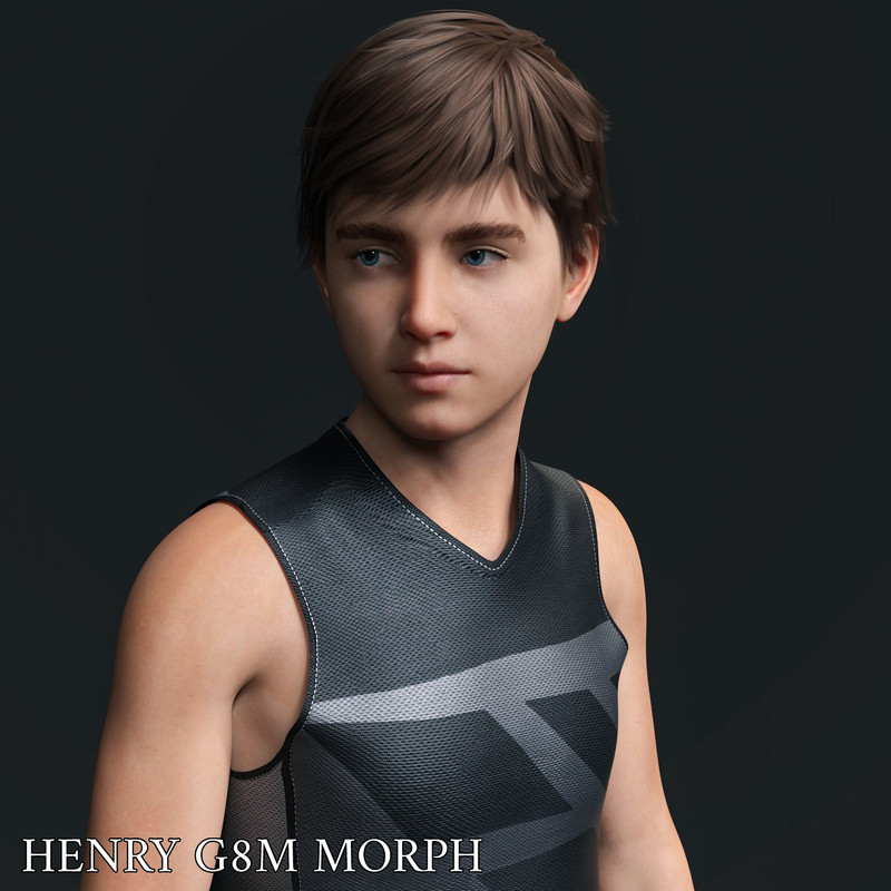 Henry Character Morph For Genesis 8 Males