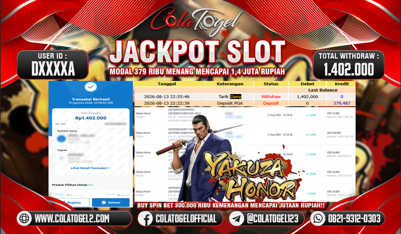 JACKPOT SLOT GACOR!!