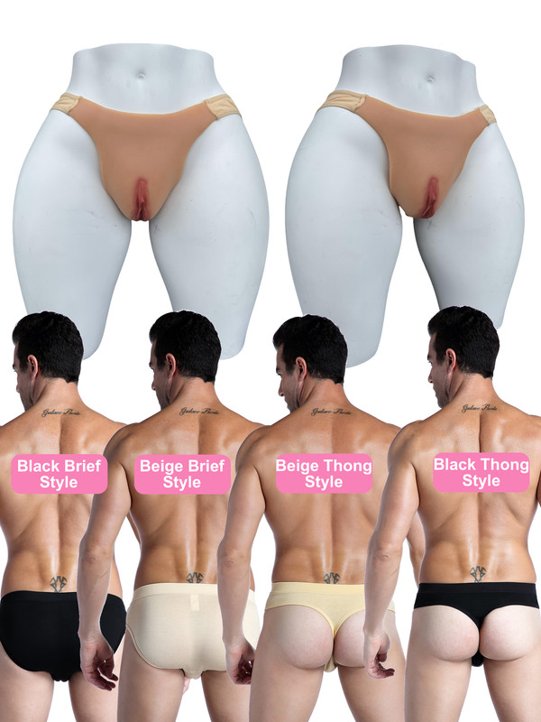 Gaff Autoadesivo In Silicone BIMEI Per Transgender - Intimo Nascosto, Pizzo, Taglia Unica