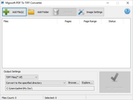 Mgosoft PDF To TIFF Converter 12.2.5