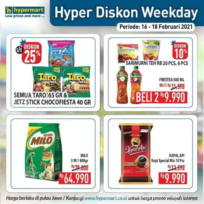 Katalog Promo Hypermart 16-18 Februari 2021