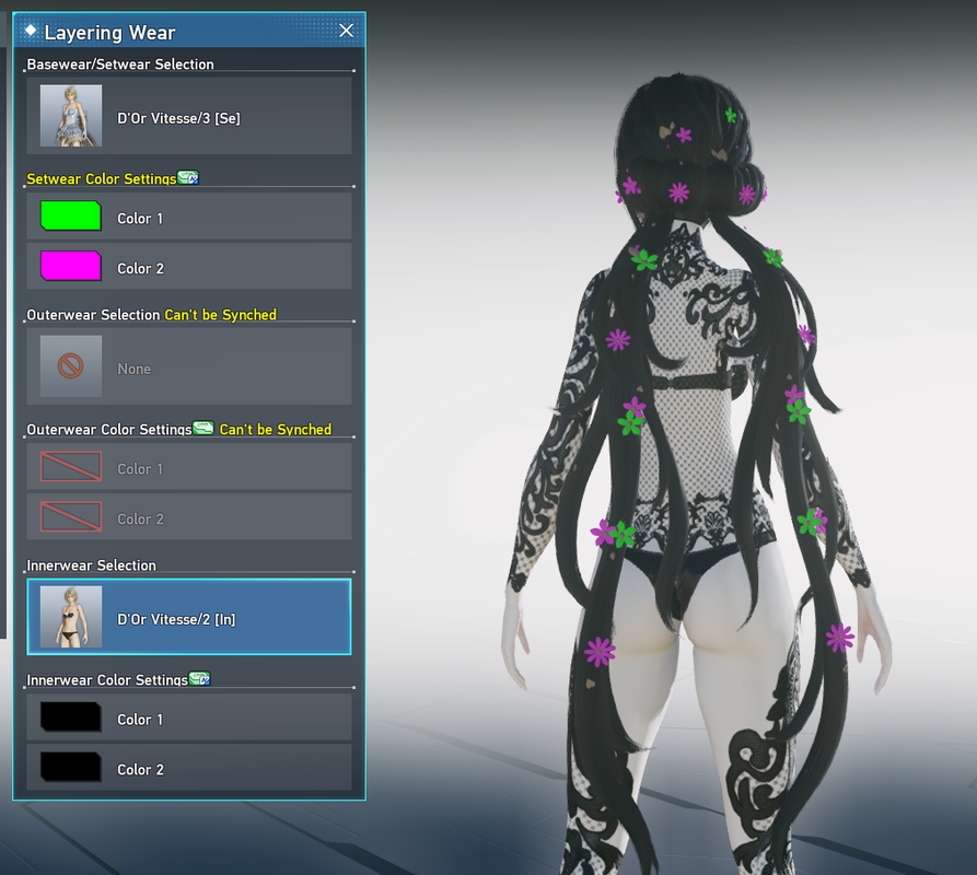 Recolorable Parts Of Ngs Outfits Phantasy Star Online 2