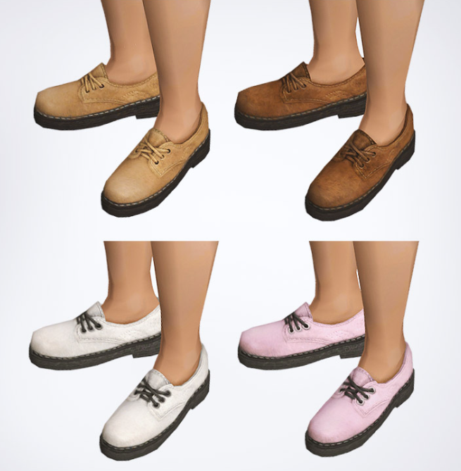 Laced Suede Shoes