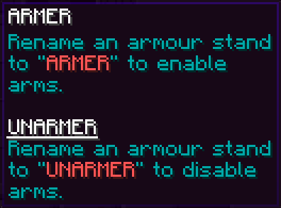 Armer - Armour Stands with arms! Minecraft Data Pack