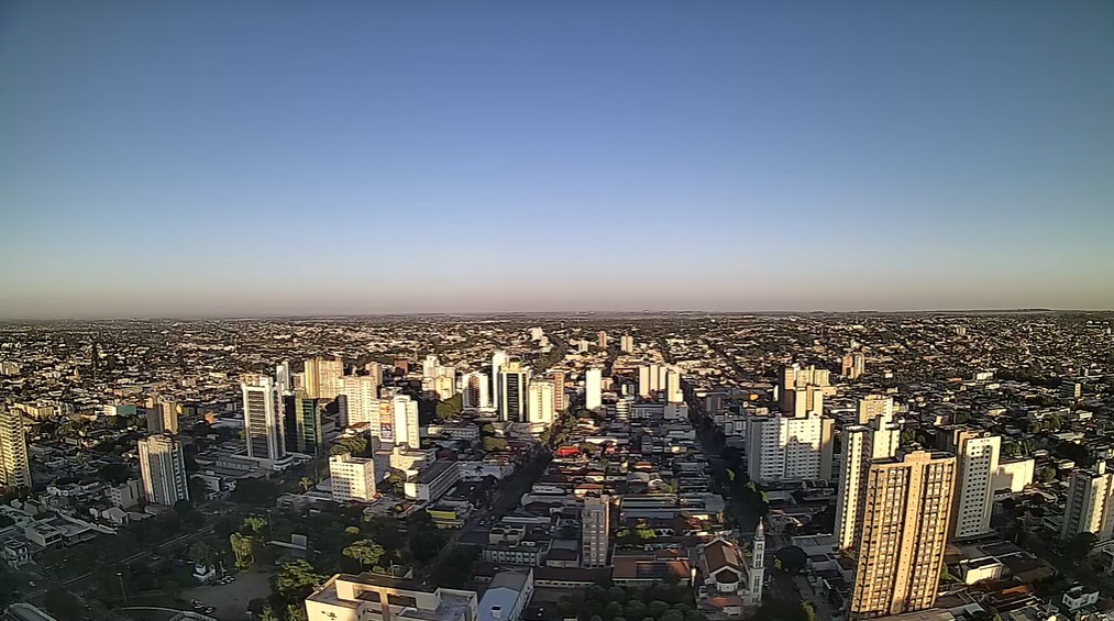 Campo Grande nesta manhã de quarta-feira