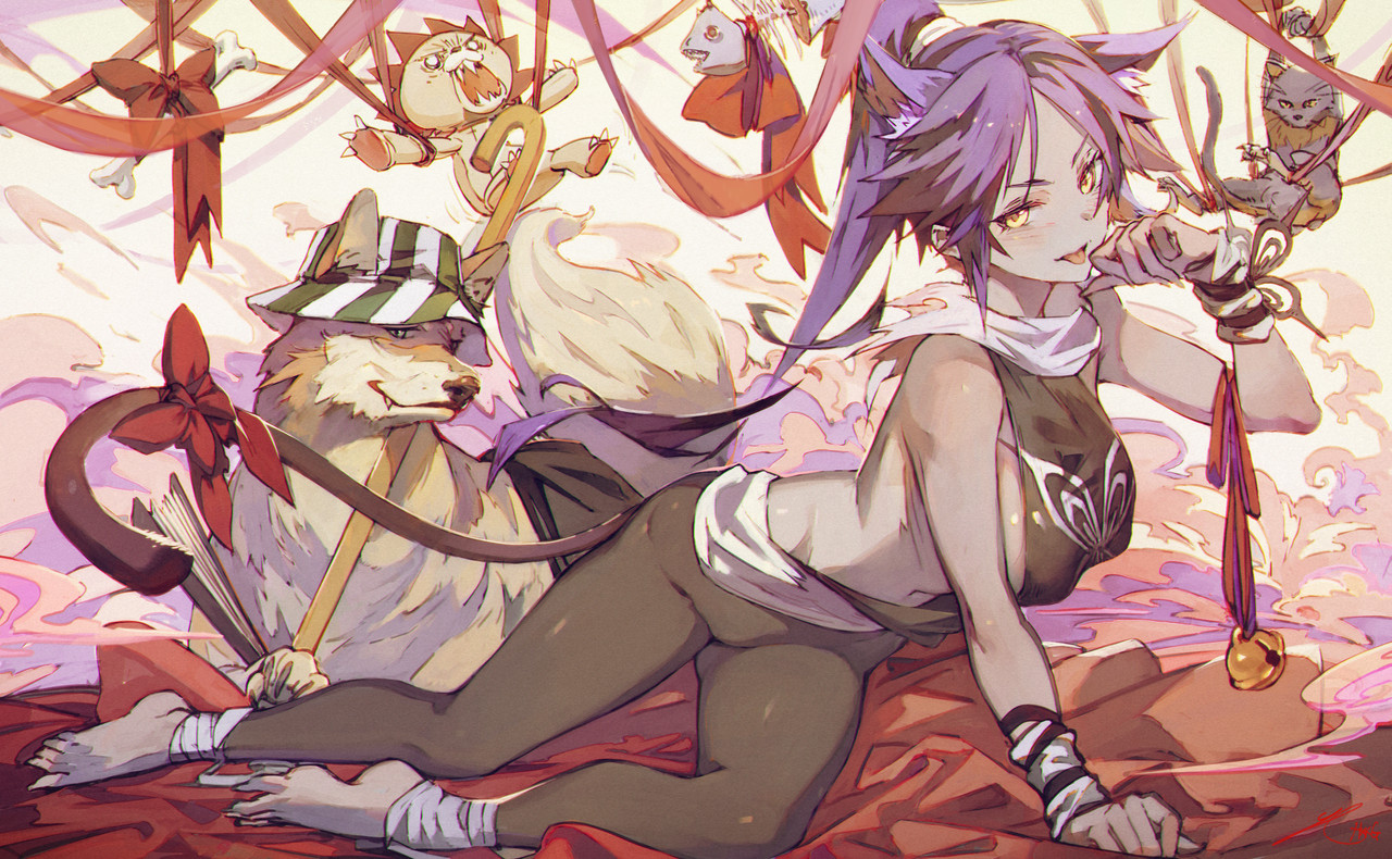 kon-shihouin-yoruichi-and