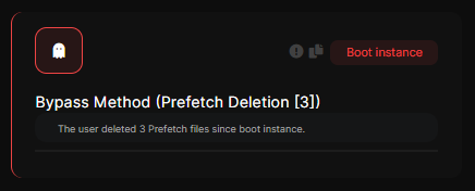 Bypass Method Prefetch Deletion detection
