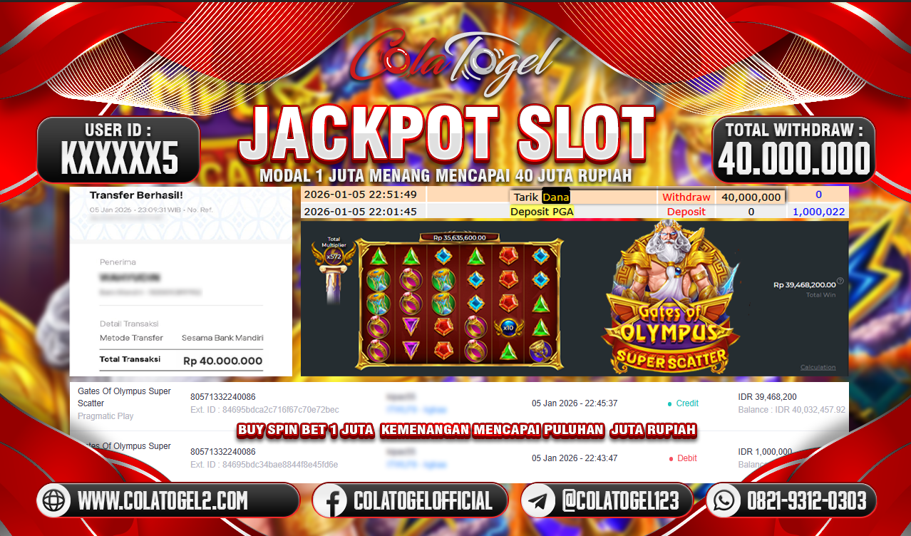 JACKPOT SLOT GACORR!!