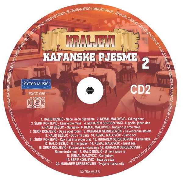 4Kraljevi Kafanske Pjesme2-cd2
