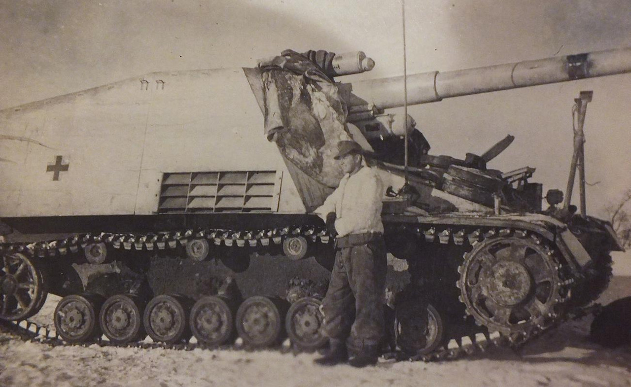 Foto Serie Offizier WH 2.Wk Panzer Jäger Geschüt