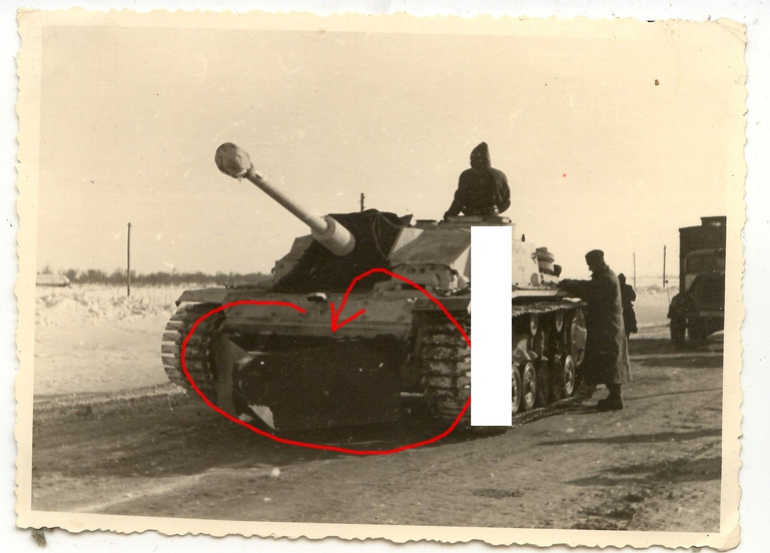 Panzer StuG Sturmgeschütz Langrohr Wintertarnung