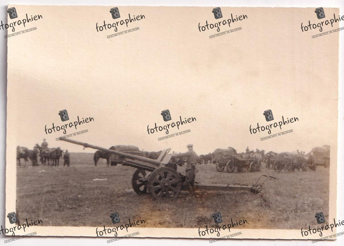 orginal Foto 2. Weltkrieg Russland Artillerie Geschütz 1941
