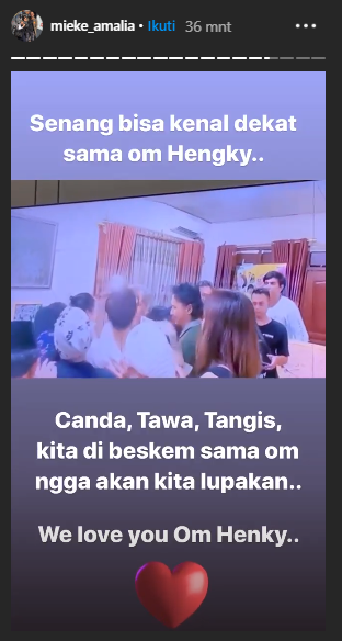 Kenangan Mieke Amalia terhadap Henky Solaiman