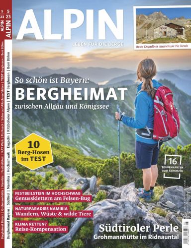 Cover: Alpin Das Bergmagazin Mai No 05 2023