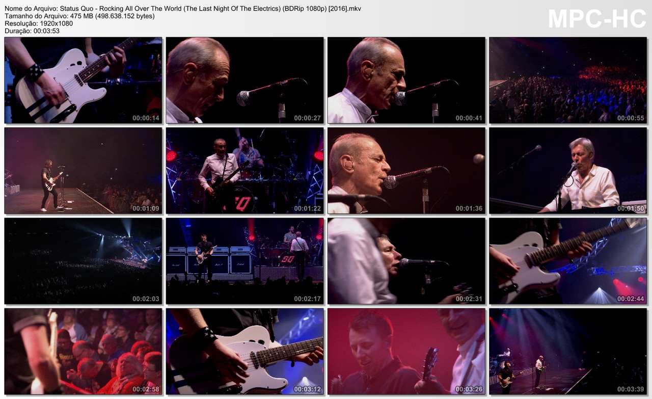 Status Quo - Rocking All Over The World (The Last Night Of The Electrics) (BDRip 1080p) [2016]