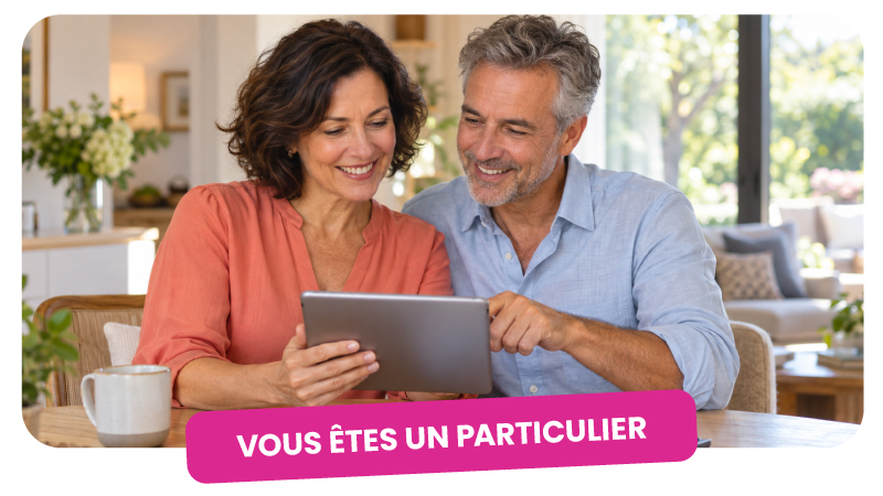 Particulier bénéficiaire du crédit d'impôt