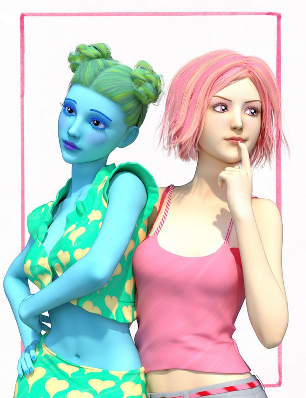 Manga Marker Materials for Genesis 8 Female Manga Marker Materials for Genesis 8 Female