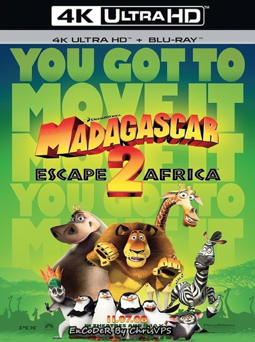 Madagaskar 2 / Madagascar: Escape 2 Africa (2008) MULTI.HDR.2160p.BluRay.TrueHD.AC3-ChrisVPS