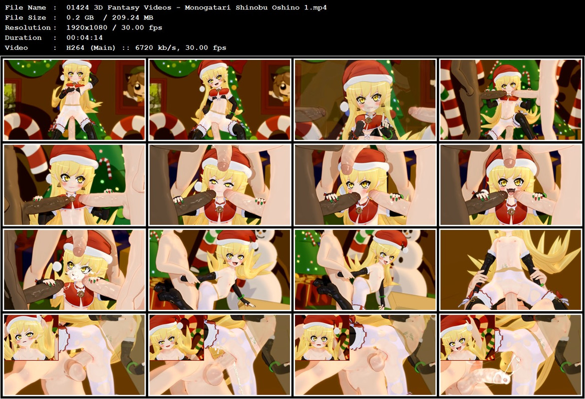 01424 3D Fantasy Videos - Monogatari Shinobu Oshino 1.mp4